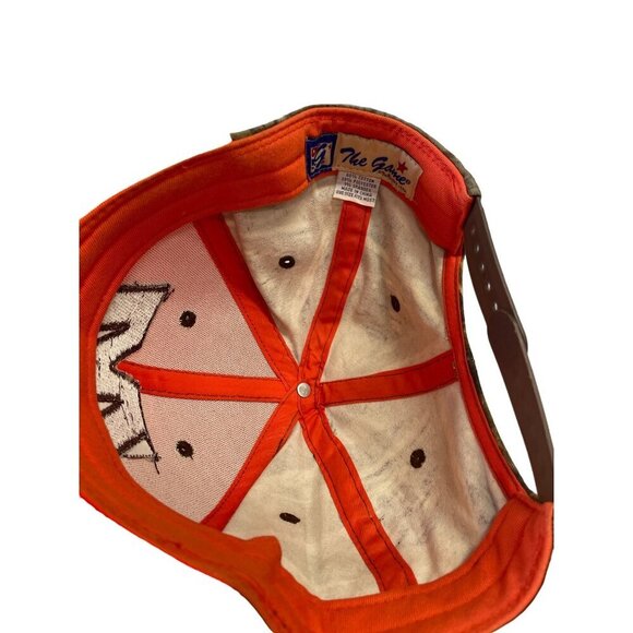 Martin Blaze Orange & Camo Adjustable Hat Snapback The Game - Picture 6 of 7